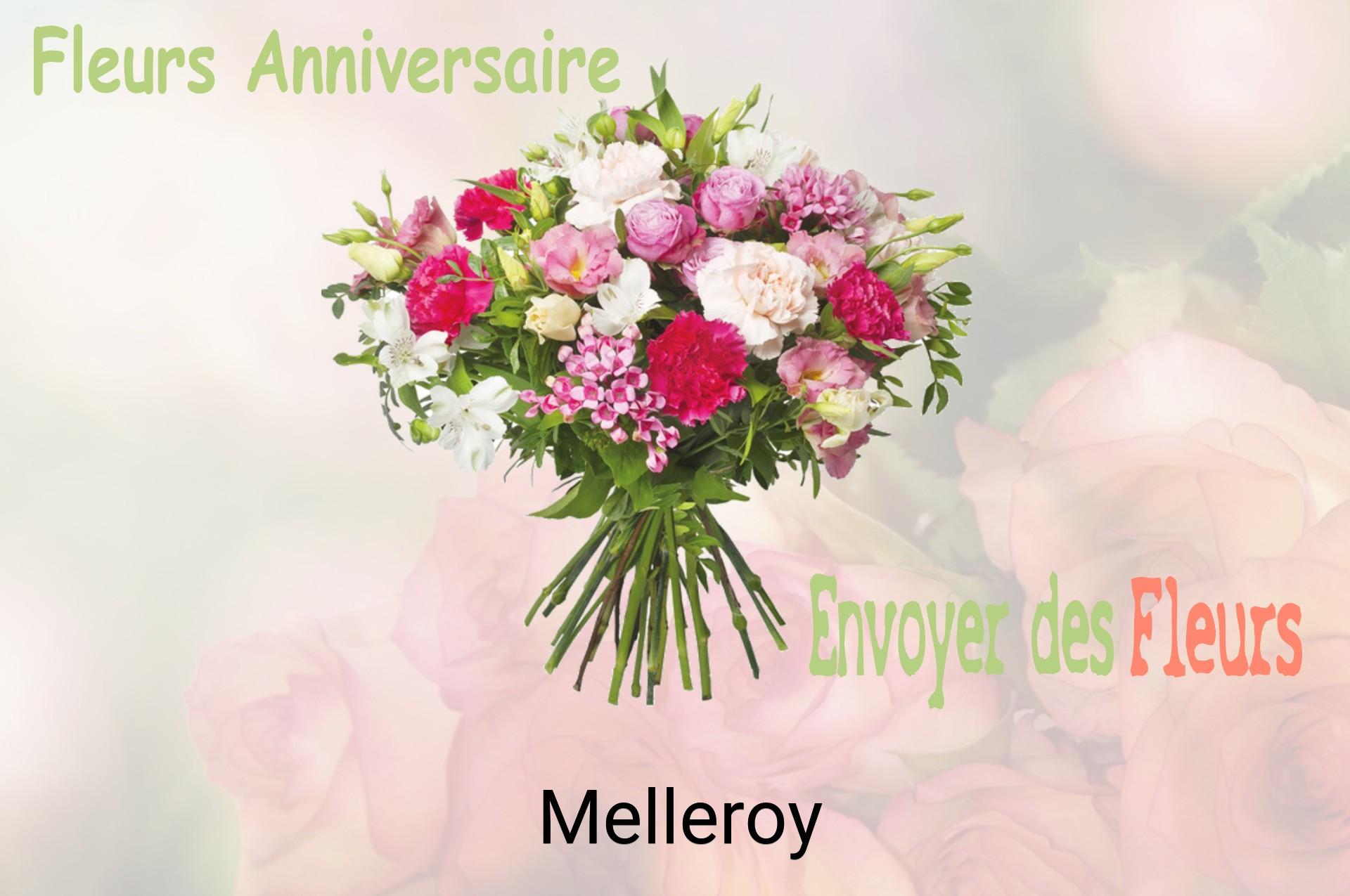 Bouquet de fleurs d’anniversaire livré à Melleroy