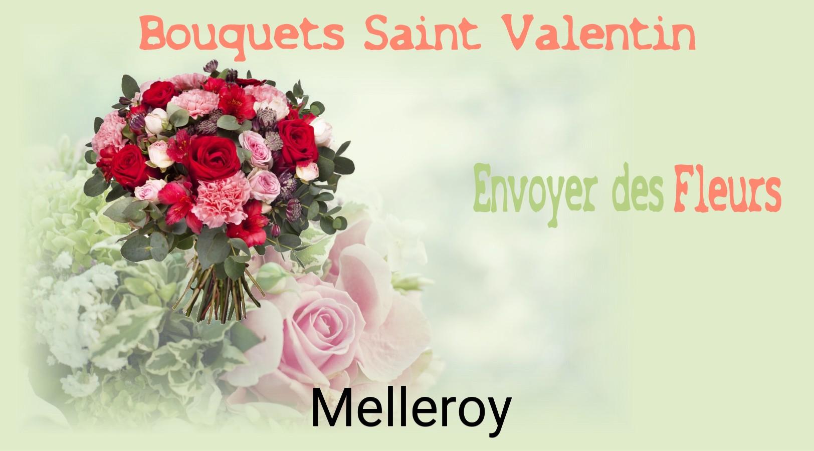 Roses de Saint-Valentin livrées à Melleroy